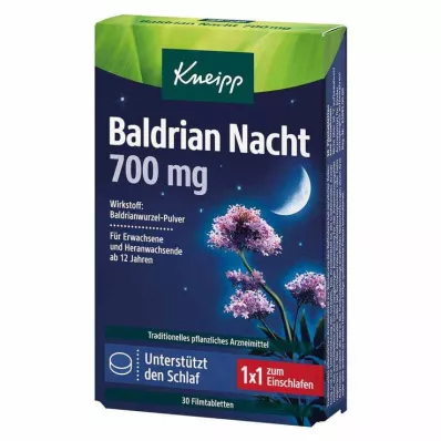 KNEIPP Valériane nuit 700 mg comprimés pelliculés, 30 pc
