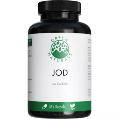 GREEN NATURALS Gélules diode de kelp bio 200 μg, 365 gélules