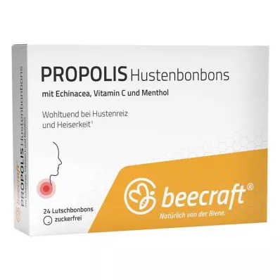 Bonbons contre la toux Beecraft Propolis, 24 pc