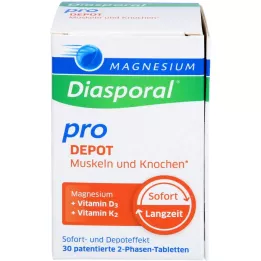 MAGNESIUM DIASPORAL pro D3+K2 DEPOT Muscle+Orteil, 30 pièces
