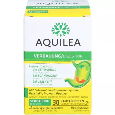 AQUILEA Comprimés à mâcher pour la digestion, 30 pc