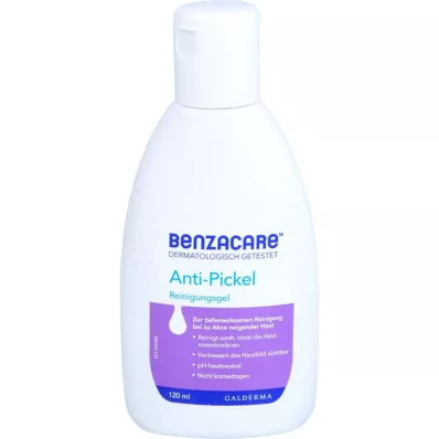 BENZACARE Gel nettoyant anti-boutons, 120 ml