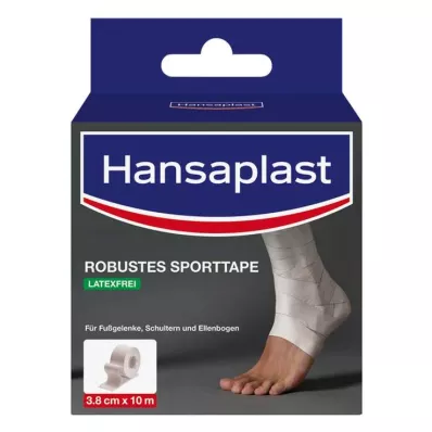 Hansaplast ruban de sport robuste 3,8 cmx10 m blanc, 1 pièce
