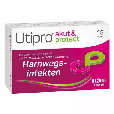 Utipro® aigu &amp; protège les capsules, 15 pc