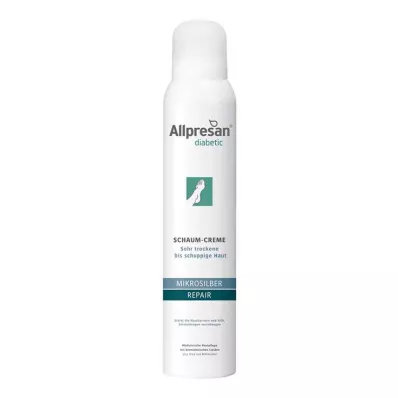 Allpresan diabétique microsilver + crème mousse réparatrice, 200 ml Allpresan diabétique microsilver + crème mousse réparatrice, 200 ml