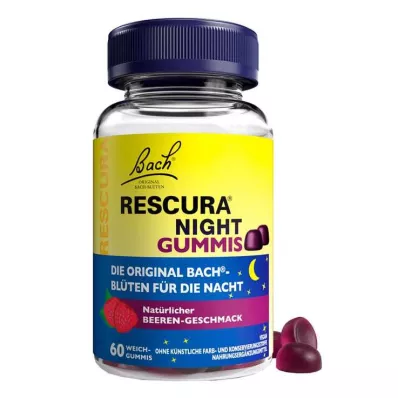 Fleurs de Bach Original Rescura Night Gummies Berry, 60 pc Fleurs de Bach Original Rescura Night Gummies Berry, 60 pc