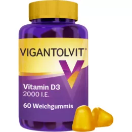 VIGANTOLVIT 2000 I.U. Vitamine D3 gommes molles, 60 pces