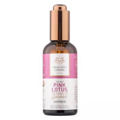 Himalaya Dreams Ayurveda Body &amp; Huile pour le visage Lotus rose, 100 ml