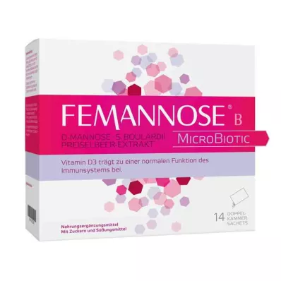 FEMANNOSE B Microbiotic granulés, 14 pièces