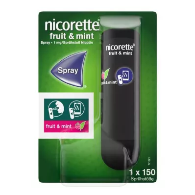 Nicorette Fruit & Menthe Spray 1 mg / spray Nfc, 1 pc Nicorette Fruit & Menthe Spray 1 mg / spray Nfc, 1 pc