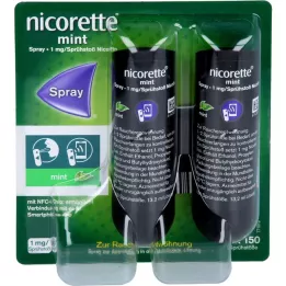 NICORETTE Spray à la menthe 1 mg/pulvérisation NFC, 2 pces