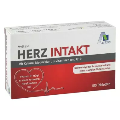 Coeur intact avec des comprimés de potassium + magnésium + vitamines B, 120 pc Coeur intact avec des comprimés de potassium + magnésium + vitamines B, 120 pc