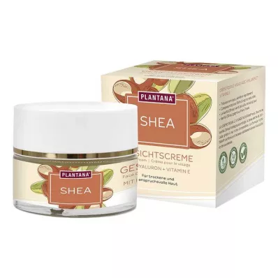 Plantana Crème Visage Karité Hyaluronique &amp; Vitamine E, 50 ml