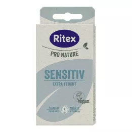 RITEX PRO NATURE SENSITIV préservatifs vegan, 8 pcs