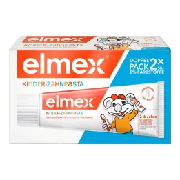 ELMEX Dentifrice pour enfants 2-6 ans Duo Pack, 2X50 ml