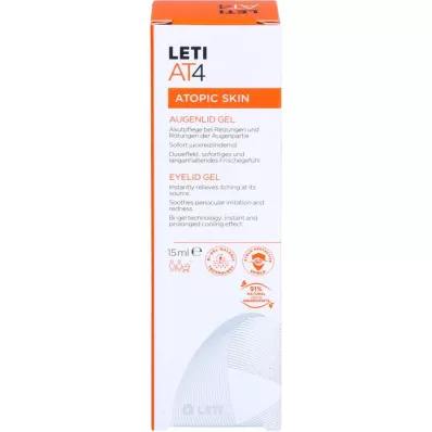 LETI AT4 Gel pour les paupières, 15 ml