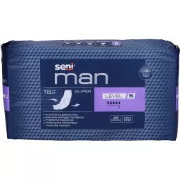 SENI Protection dincontinence Man super niveau 5, 15 pièces
