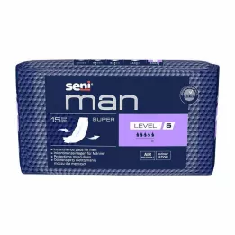 SENI Protection dincontinence Man super niveau 5, 15 pièces