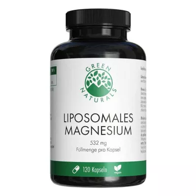 GREEN NATURALS Gélules liposomales de citrate de magnésium, 120 gélules