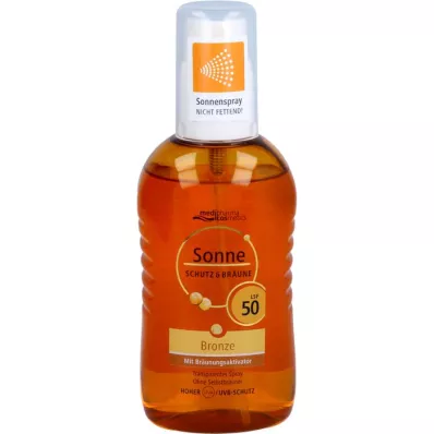 SONNE SCHUTZ &amp; Spray bronzant bronze LSF 50, 200 ml