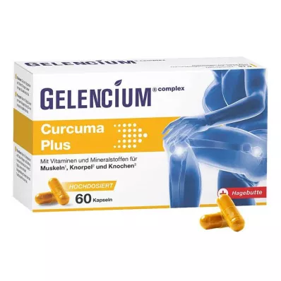 Gelencium Curcuma Plus haute dose avec capsules de vitamine C, 60 pièces