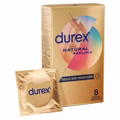 DUREX Préservatifs Natural Feeling, 8 pcs