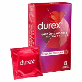 DUREX Préservatifs extra-humides, 8 pces