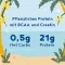 Vegan Muscle Protein Protéine de Vanille + Poudre de Créatine (600 g)