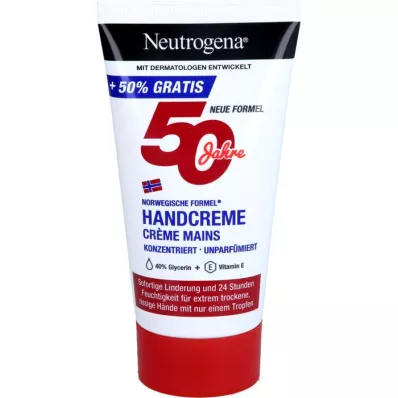 NEUTROGENA Crème concentrée pour les mains, formule norvégienne, sans parfum, 75 ml