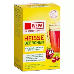 WEPA baies chaudes+vit.C+zinc+magnésium en poudre, 10X10 g