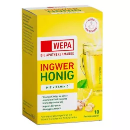 WEPA Gingembre+miel+vitamine C en poudre, 10X10 g