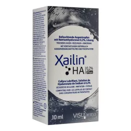 XAILIN HA Gouttes oculaires 0,2% Plus, 10 ml