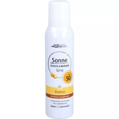 SONNE SCHUTZ &amp; Spray bronzant bronze LSF 50, 150 ml