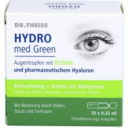 DR.THEISS Hydro med Green, ampoule monodose pour les yeux, 20X0.35 ml
