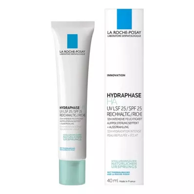 La Roche Posay Hydraphase HA UV crème riche LSF 25, 40 ml