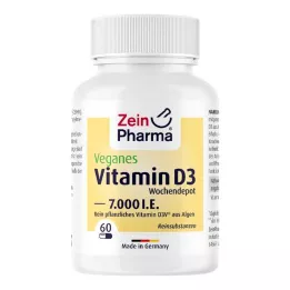 VEGANE Vitamine D3 7000 U.I. en gélules, 60 gélules