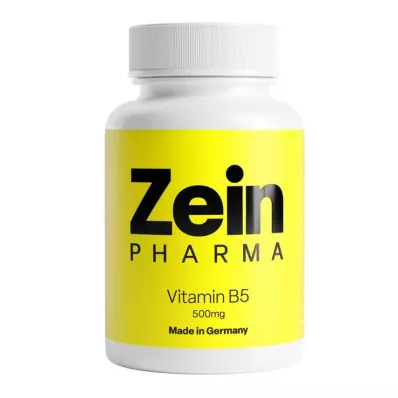 Vitamine B5 acide pantothénique 500 mg gélules, 120 pièces Vitamine B5 acide pantothénique 500 mg gélules, 120 pièces