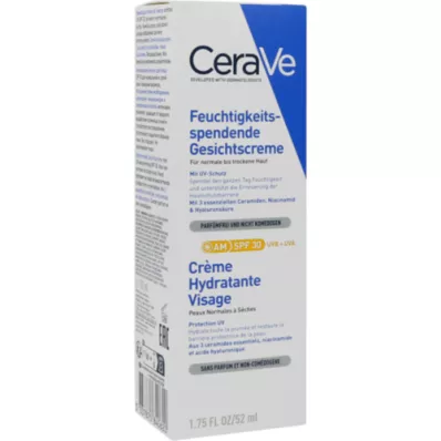 CERAVE crème hydratante pour le visage SPF 30, 52 ml