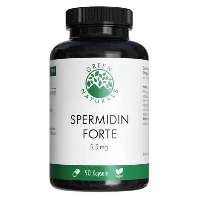 Green Naturals Spermidine Forte 5,5 mg capsules végétaliennes, 90 pc