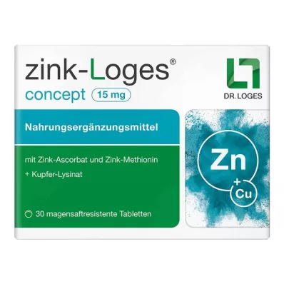 Concept Zinc-Loges 15 mg comprimés gastro-résistants, 30 pc Concept Zinc-Loges 15 mg comprimés gastro-résistants, 30 pc