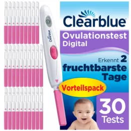 CLEARBLUE Test dovulation digital, 30 pièces