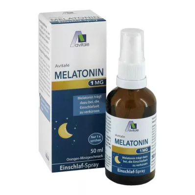Mélatonine 1 mg spray de sommeil, 50 ml Mélatonine 1 mg spray de sommeil, 50 ml
