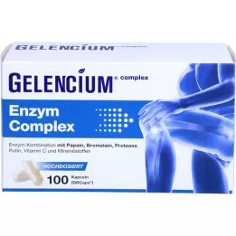 GELENCIUM Complexe denzymes à haute dose avec bromélaïne en gélules, 100 gélules