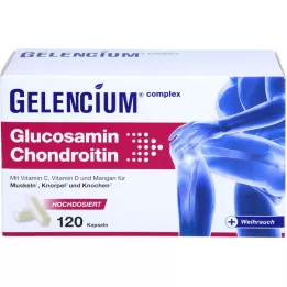 GELENCIUM Glucosamine Chondroïtine à haute dose de Vit C, 120 cps