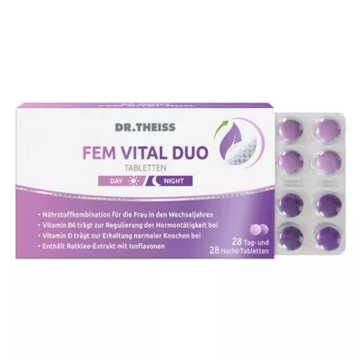 Dr. Theiss Fem Vital Duo comprimés, 56 pc Dr. Theiss Fem Vital Duo comprimés, 56 pc