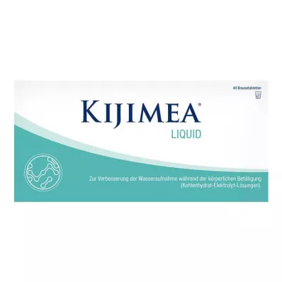 KIJIMEA Comprimés effervescents Liquid, 40 pièces