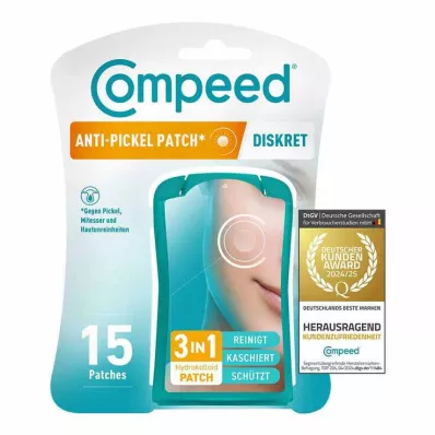 COMPEED Patch anti-boutons discret, 15 pces COMPEED Patch anti-boutons discret, 15 pces