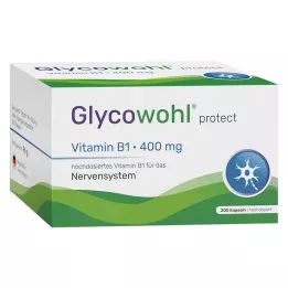 GLYCOWOHL Vitamine B1 Thiamine 400 mg gélules à haute dose, 200 gélules