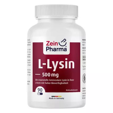 L-LYSIN 500 mg en gélules, 90 gélules