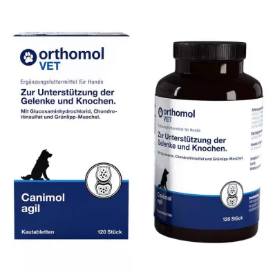 Orthomol Vet Canimol Agil Comprimés à croquer pour chiens, 120 pc Orthomol Vet Canimol Agil Comprimés à croquer pour chiens, 120 pc